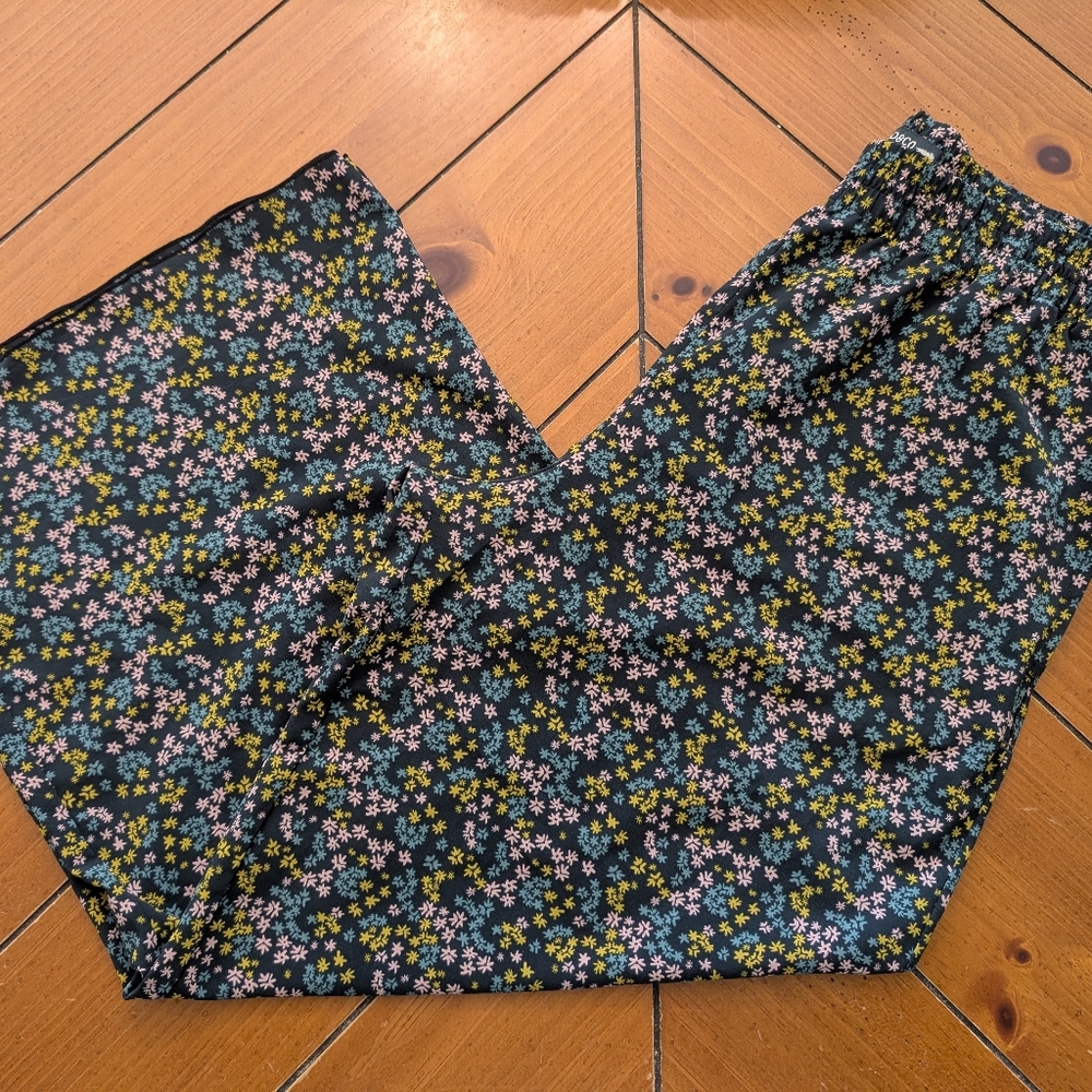 Toad And Co Floral Print Chaka Wide Leg Pants